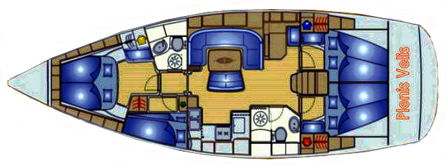 Grecia in vela: map of Plenis Velis